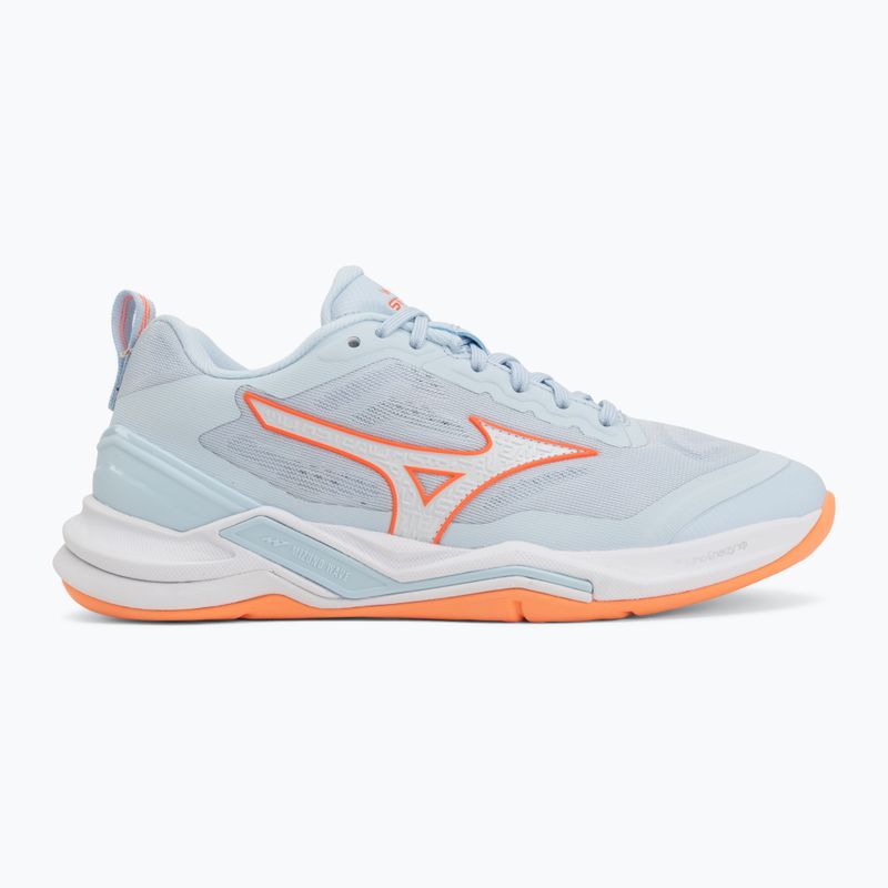 Moteriški rankinio bateliai Mizuno Wave Stealth Elite blue finch/white 2