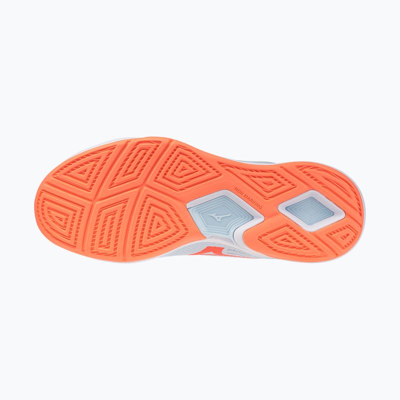 Moteriški rankinio bateliai Mizuno Wave Stealth Pro blue finch/lava orange 10