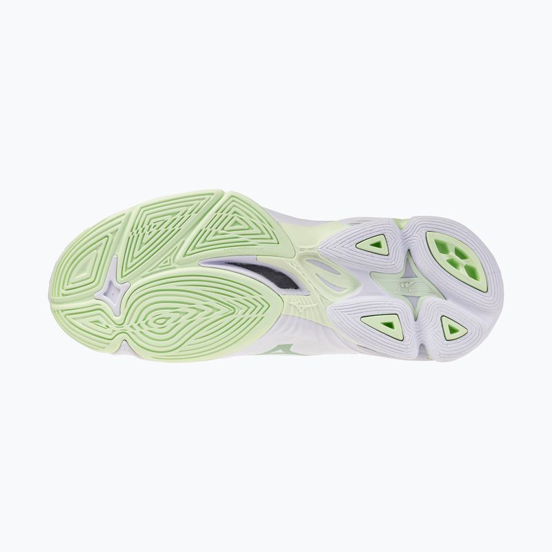 Moteriški tinklinio bateliai Mizuno Wave Lightning Pro white/aqua gray/ambrosia 4