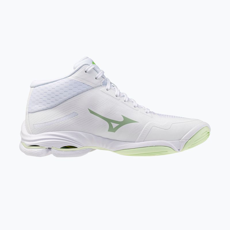 Moteriški tinklinio bateliai Mizuno Wave Lightning Pro Mid white/aqua gray/ambrosia 2