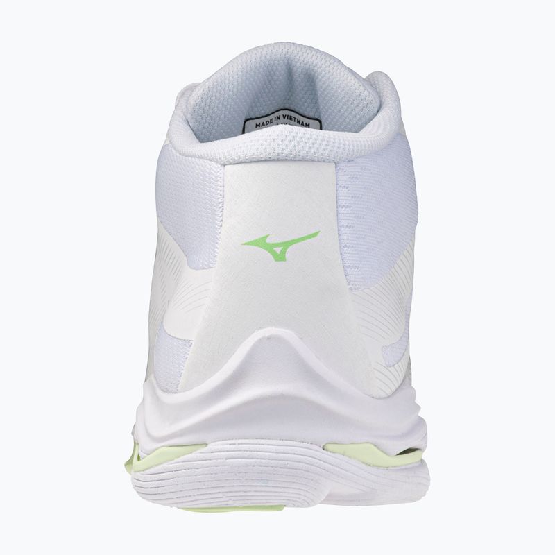Moteriški tinklinio bateliai Mizuno Wave Lightning Pro Mid white/aqua gray/ambrosia 3