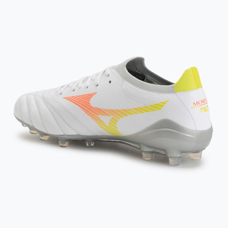 Futbolo batai Mizuno Morelia Neo V β Pro AG white/lava orange/evening primrose 3