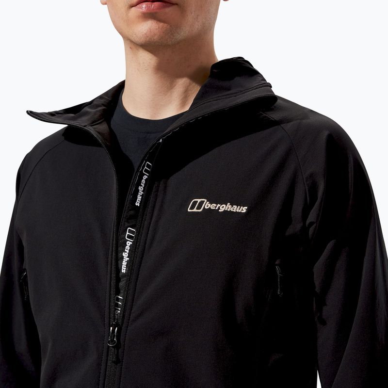 Vyriška softshell striukė Berghaus Skelbo black 5