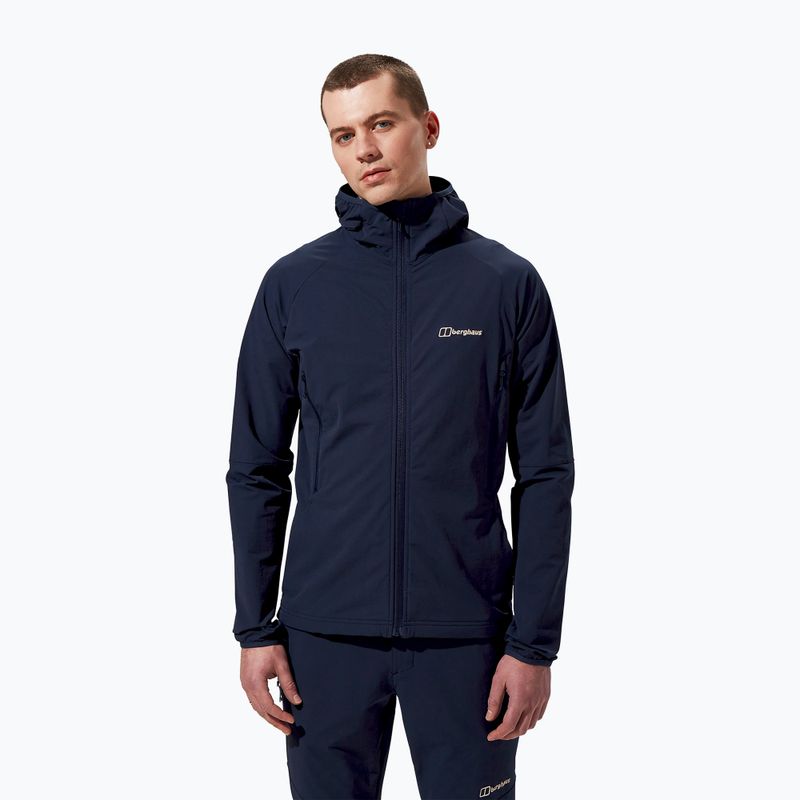 Vyriška softshell striukė Berghaus Skelbo dark blue