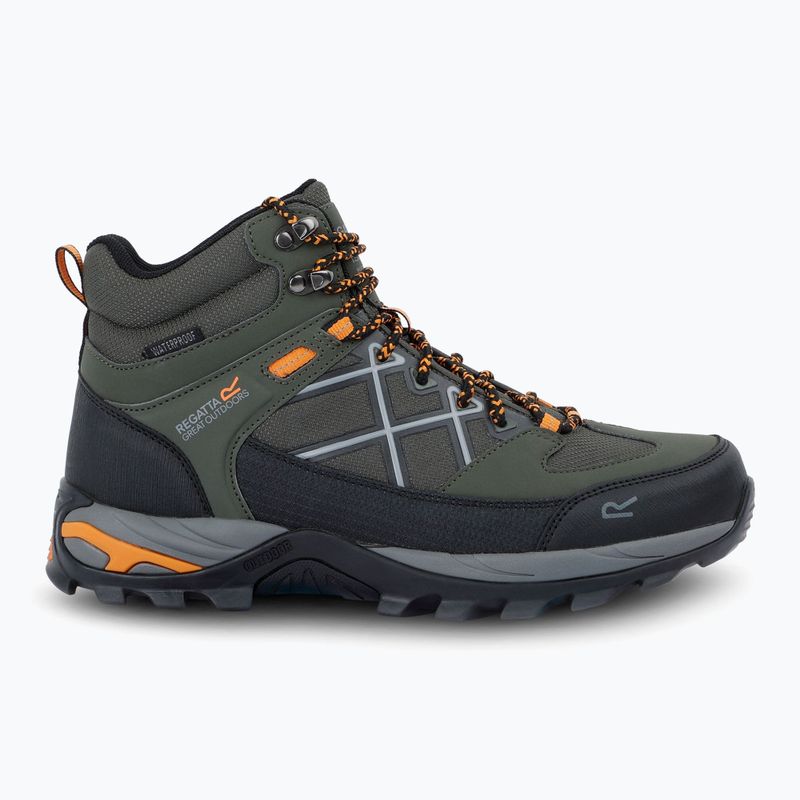Vyriški trekinginiai batai REGATTA Samaris III dark khaki/fox 2