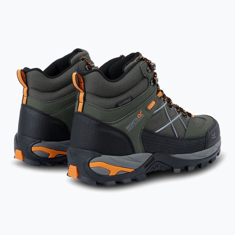 Vyriški trekinginiai batai REGATTA Samaris III dark khaki/fox 4