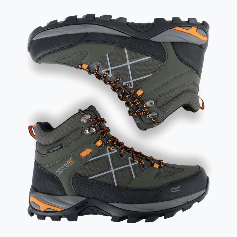 Vyriški trekinginiai batai REGATTA Samaris III dark khaki/fox 5
