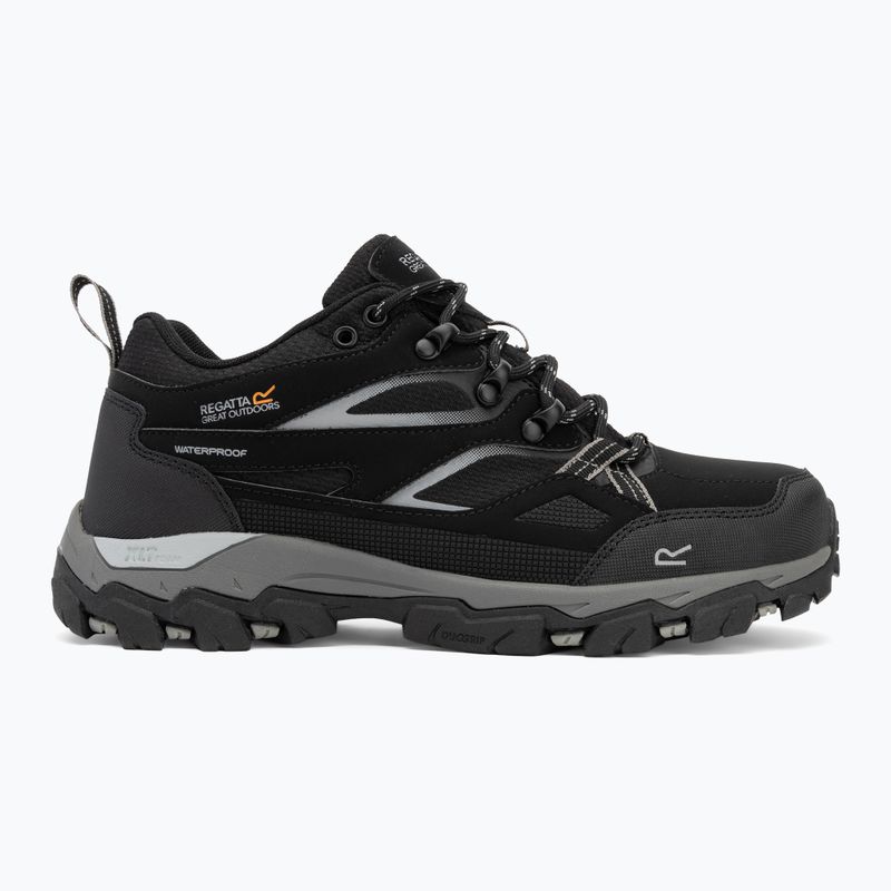 Vyriški trekingo batai REGATTA Holcombe III Low black/granite 2