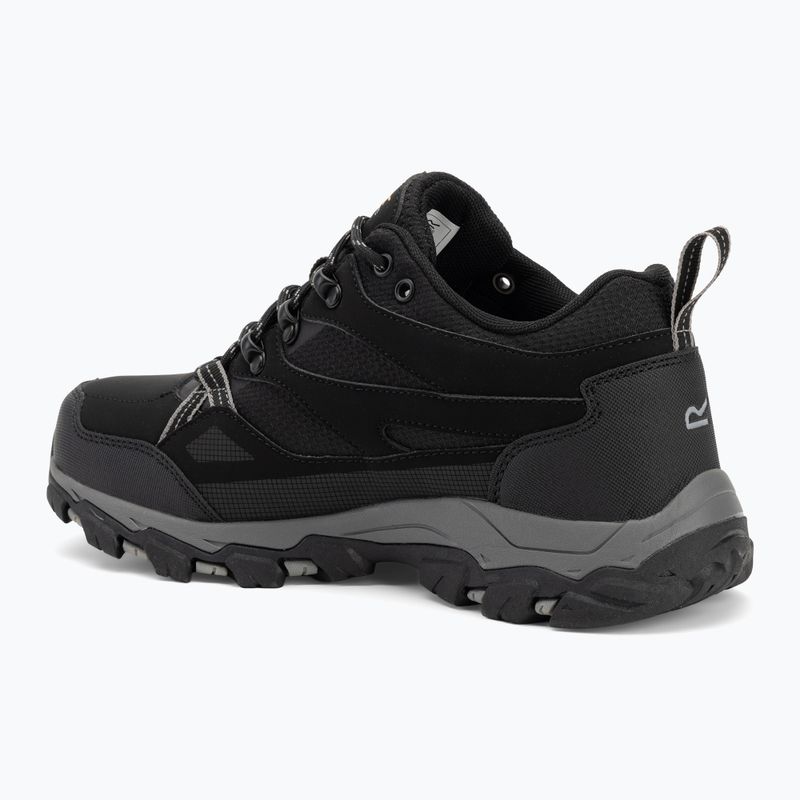Vyriški trekingo batai REGATTA Holcombe III Low black/granite 3