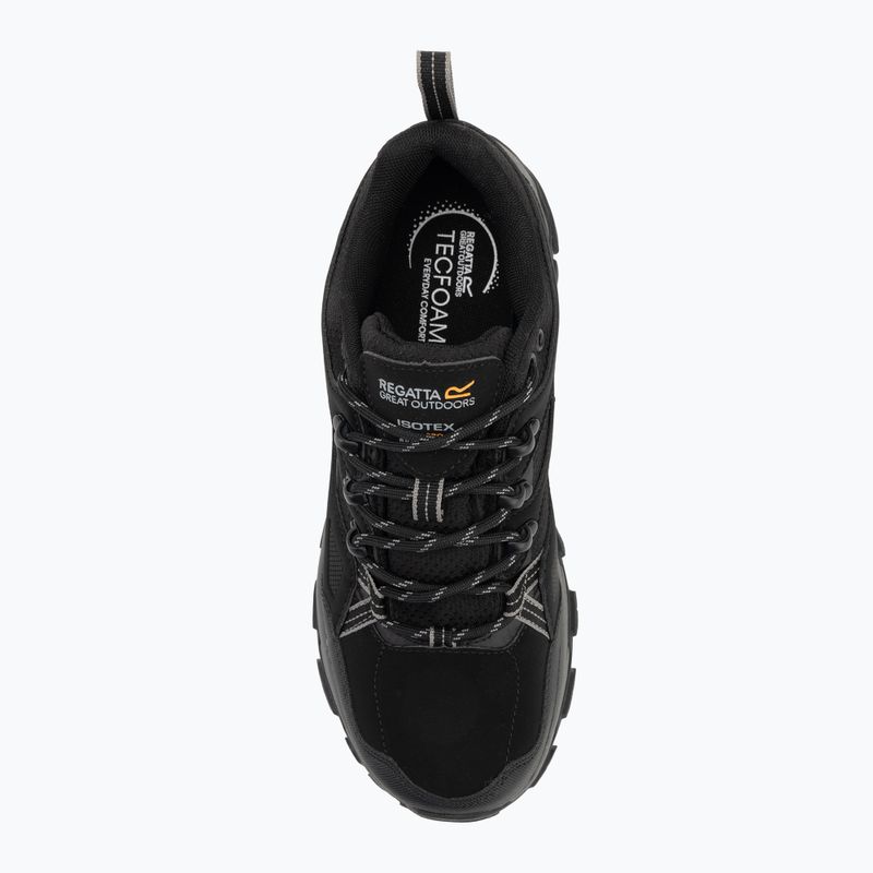 Vyriški trekingo batai REGATTA Holcombe III Low black/granite 5