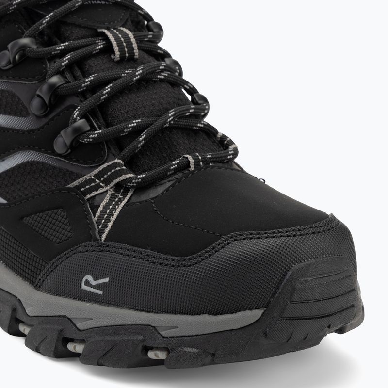 Vyriški trekingo batai REGATTA Holcombe III Low black/granite 7