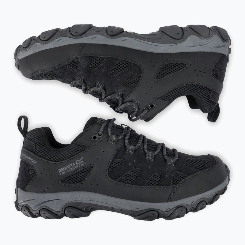 Vyriški trekingo batai REGATTA Edgepoint IV Low black/granite 5