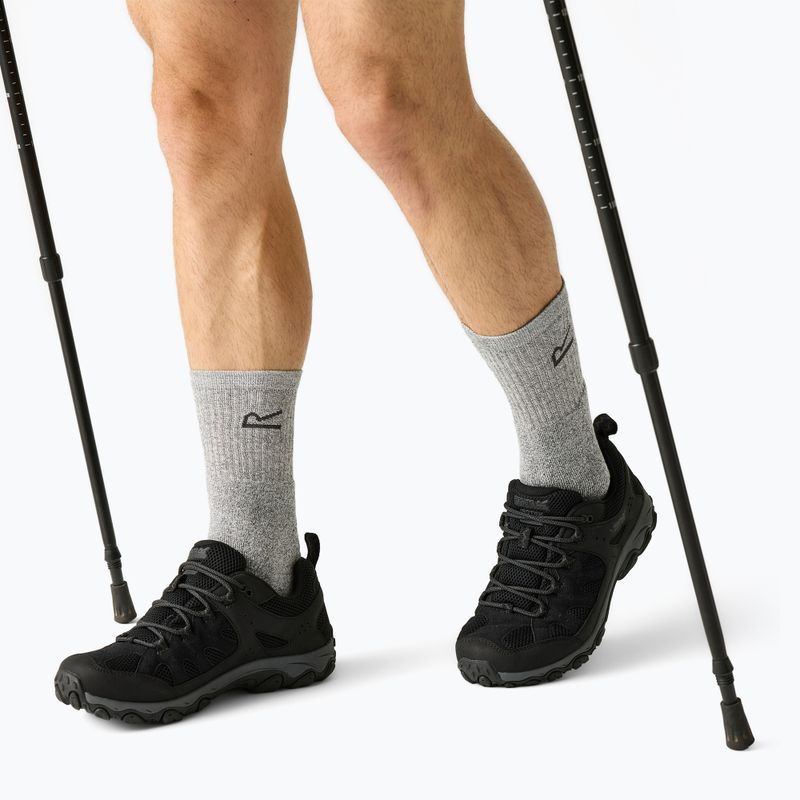 Vyriški trekingo batai REGATTA Edgepoint IV Low black/granite 9