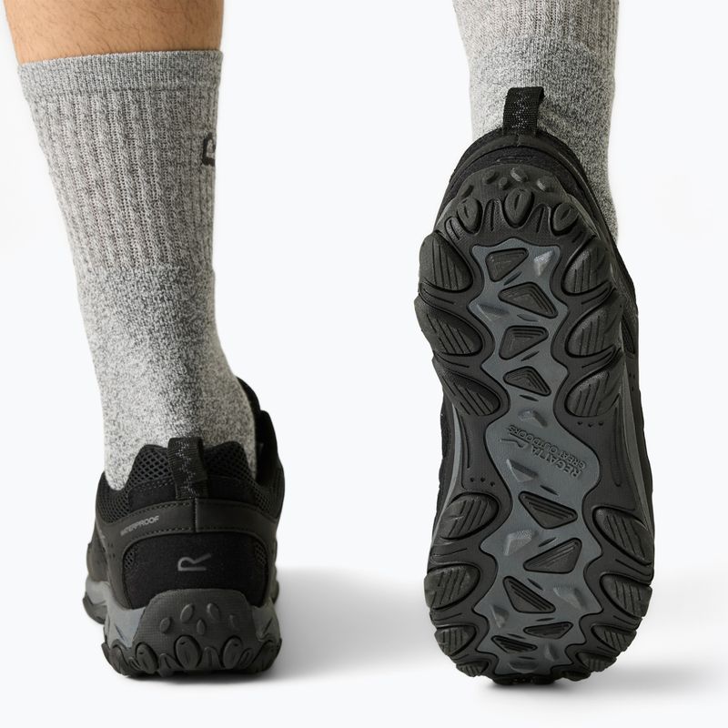Vyriški trekingo batai REGATTA Edgepoint IV Low black/granite 11