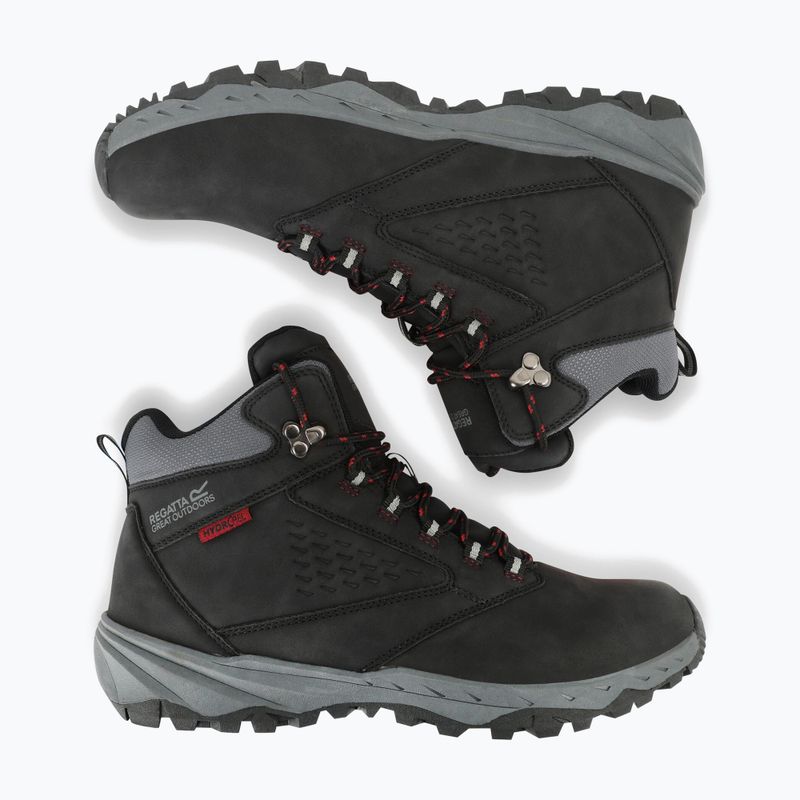Vyriški turistiniai batai REGATTA Amble black/rio red 12