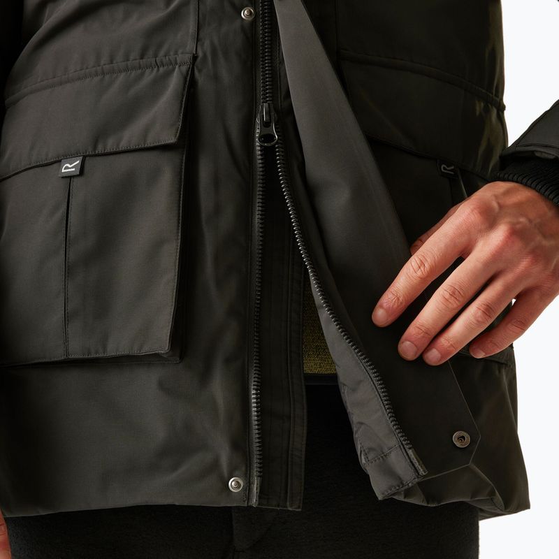 Vyriška lietaus striukė REGATTA brown black 8