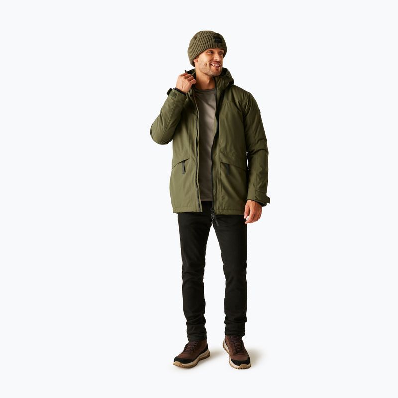 Vyriška lietaus striukė Regatta Balaton olive night/black 2