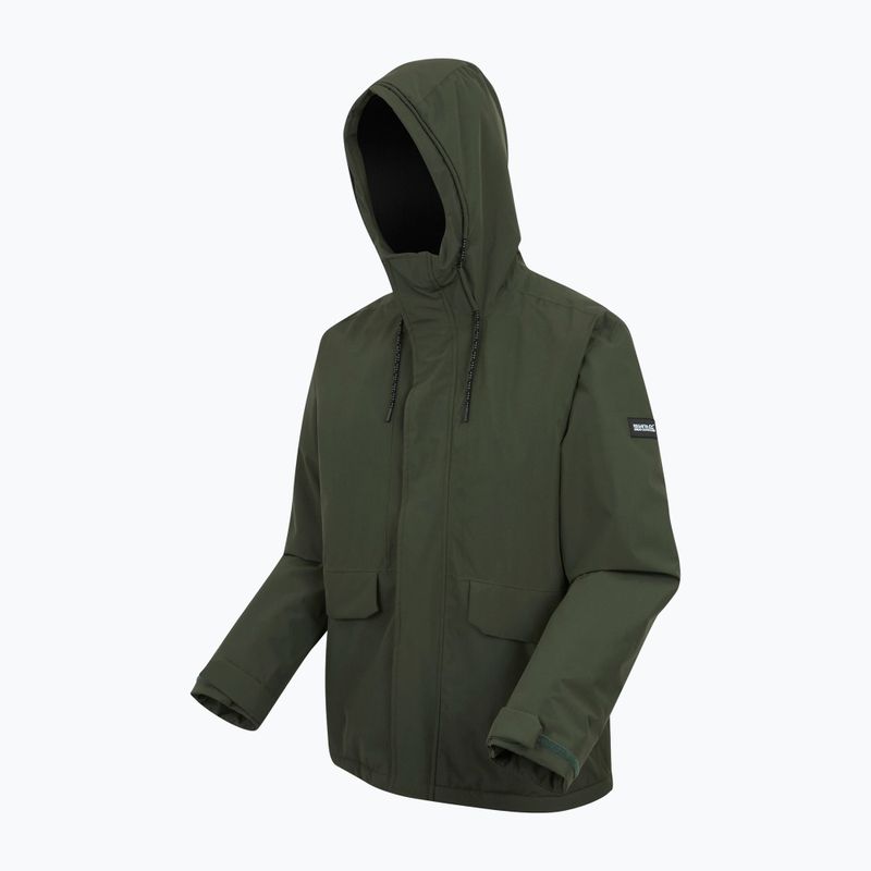 Vyriška lietaus striukė REGATTA Sterlings dark khaki/black 11