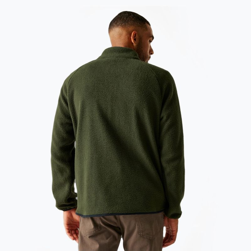 Vyriškas flisinis džemperis REGATTA Frankie Borg dark khaki 3