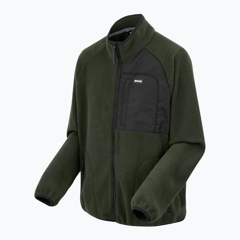 Vyriškas flisinis džemperis REGATTA Frankie Borg dark khaki 7