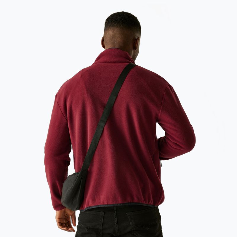 Vyriškas flisinis džemperis REGATTA Frankie Full Zip dark maroon 3