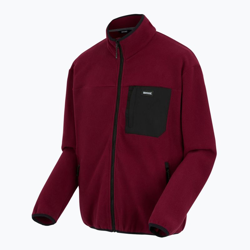 Vyriškas flisinis džemperis REGATTA Frankie Full Zip dark maroon 8