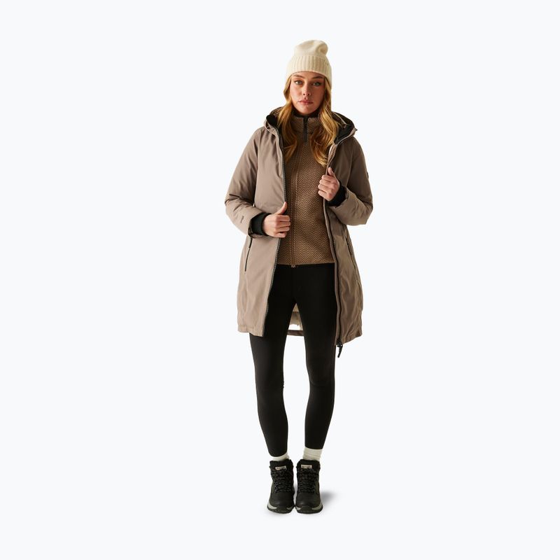 Moteriška lietaus striukė REGATTA Mocha brown/perfectly pale 2