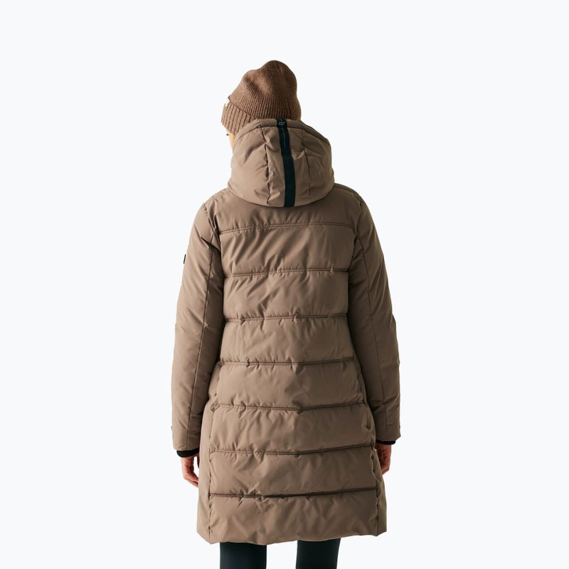 Moteriškas pašiltintas paltas REGATTA Eryn mocha/black 3