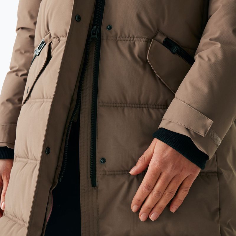 Moteriškas pašiltintas paltas REGATTA Eryn mocha/black 7