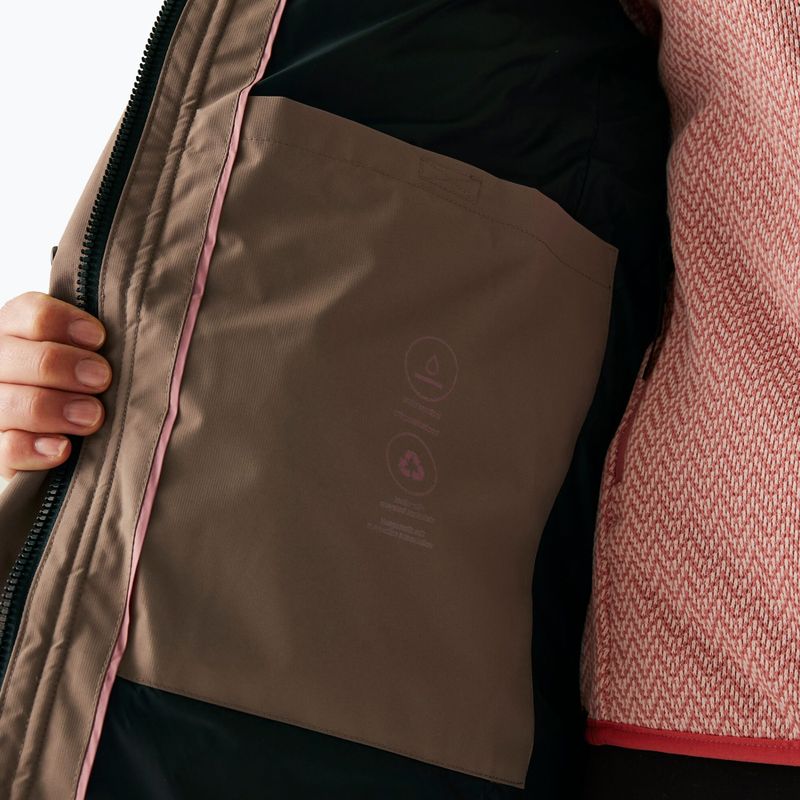 Moteriškas pašiltintas paltas REGATTA Eryn mocha/black 8