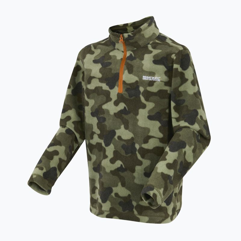 Vaikiškas flisinis džemperis REGATTA Hot Shot II olive night camo 7