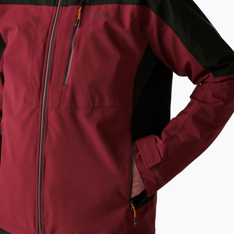 Vyriška 3-in-1 striukė REGATTA Wentwood dark maroon/black 5