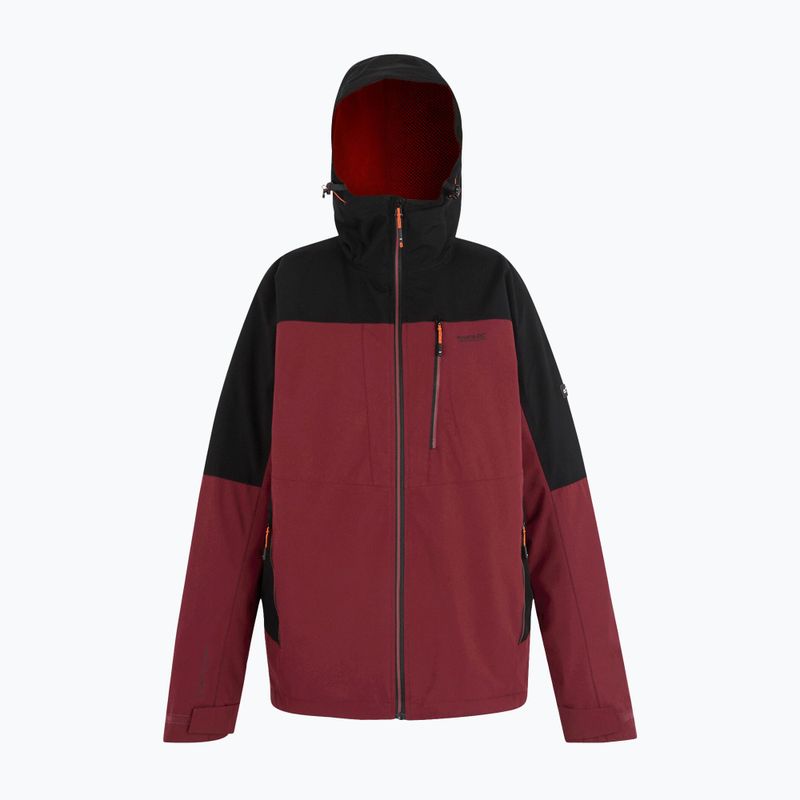 Vyriška 3-in-1 striukė REGATTA Wentwood dark maroon/black 9