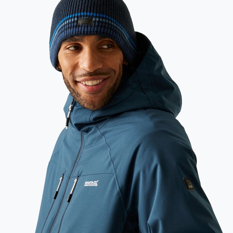 Vyriška lietaus striukė REGATTA Highton Stretch Padded moonlight denim/navy 5