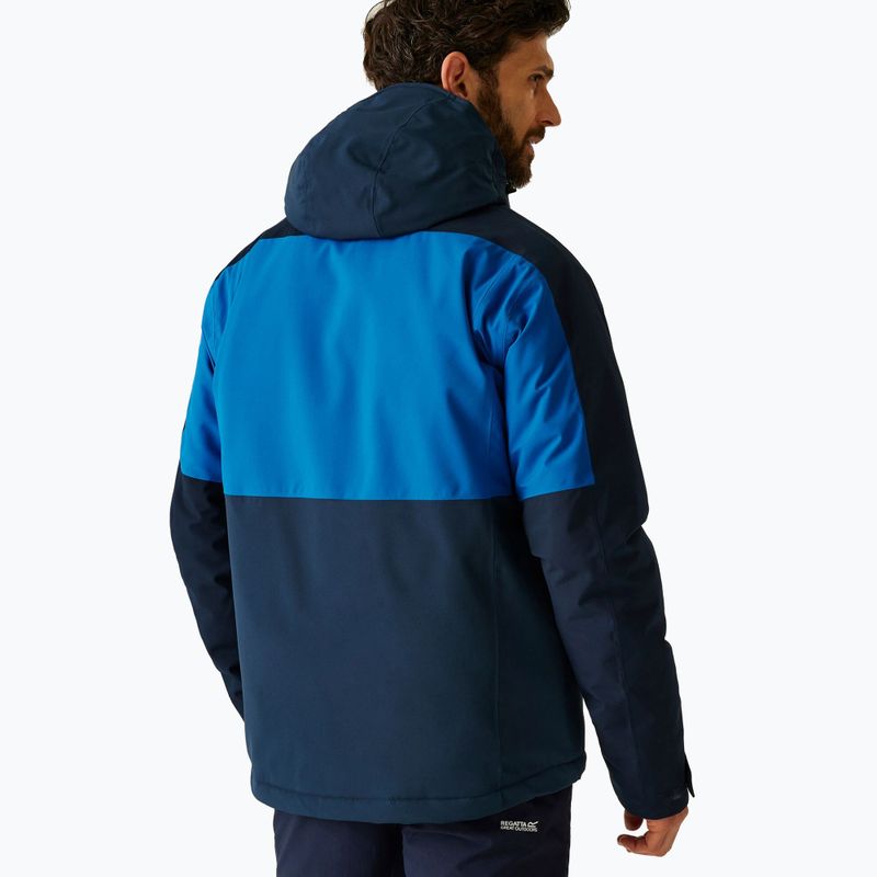 Vyriška lietaus striukė REGATTA Maland Insulated snorkel blue/moonlight denim 3
