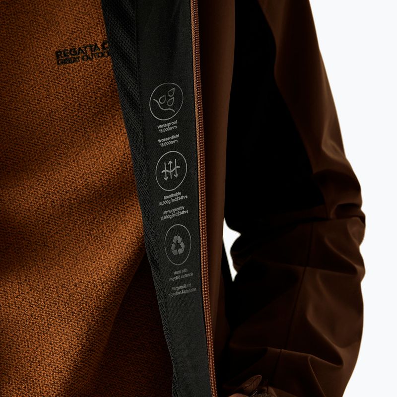 Vyriška softshell striukė REGATTA Birchdale II nut brown/black 8