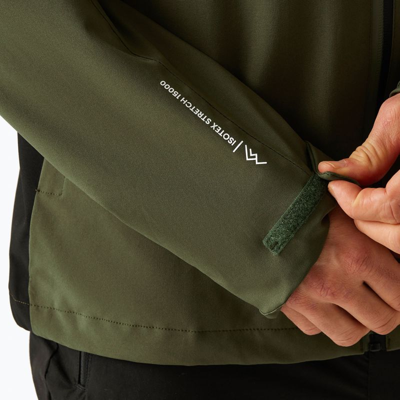 Vyriška softshell striukė REGATTA Birchdale II olive night/black 8