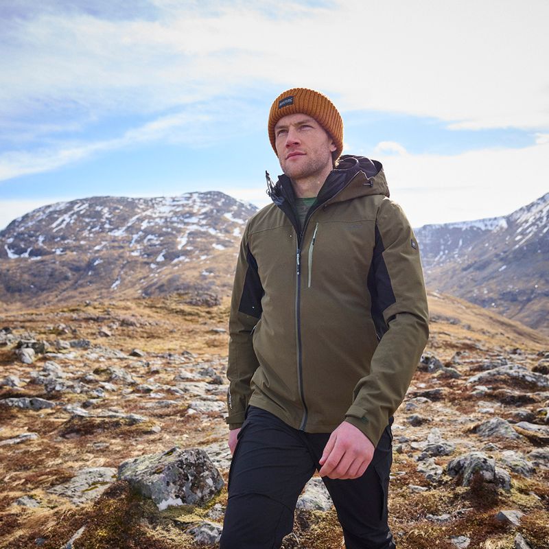 Vyriška softshell striukė REGATTA Birchdale II olive night/black 13