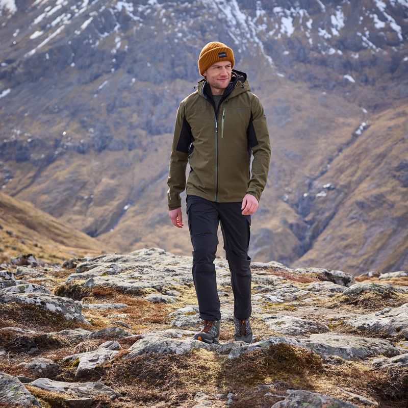 Vyriška softshell striukė REGATTA Birchdale II olive night/black 14