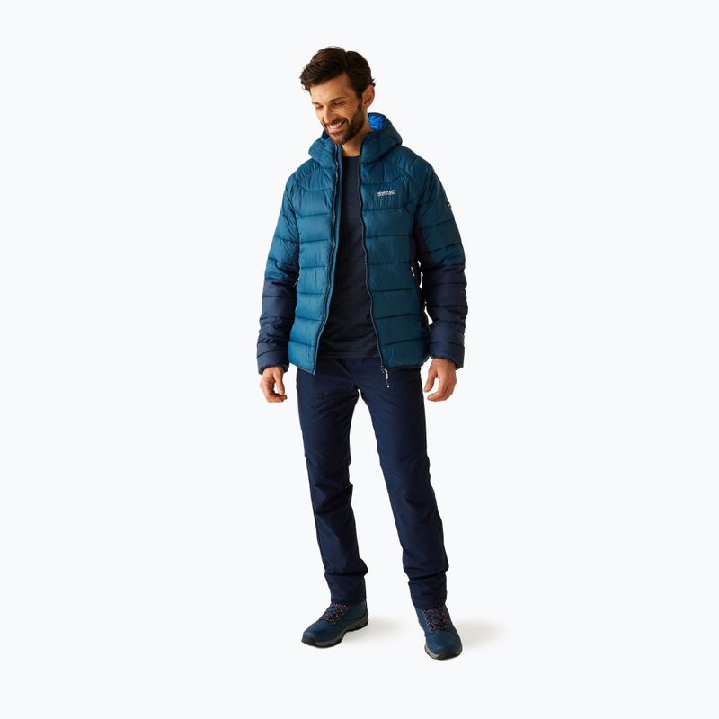 Vyriška pašiltinta striukė REGATTA Hooded Dalent moonlight denim/navy 2