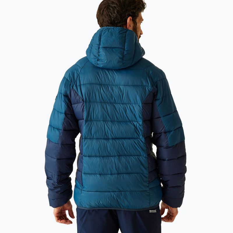 Vyriška pašiltinta striukė REGATTA Hooded Dalent moonlight denim/navy 3