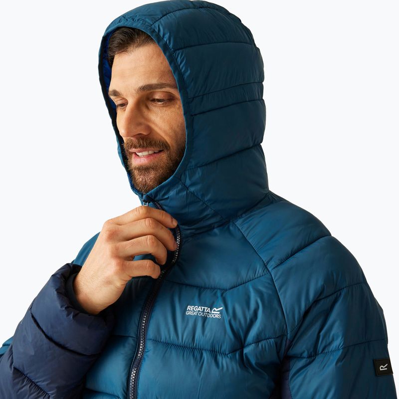Vyriška pašiltinta striukė REGATTA Hooded Dalent moonlight denim/navy 4