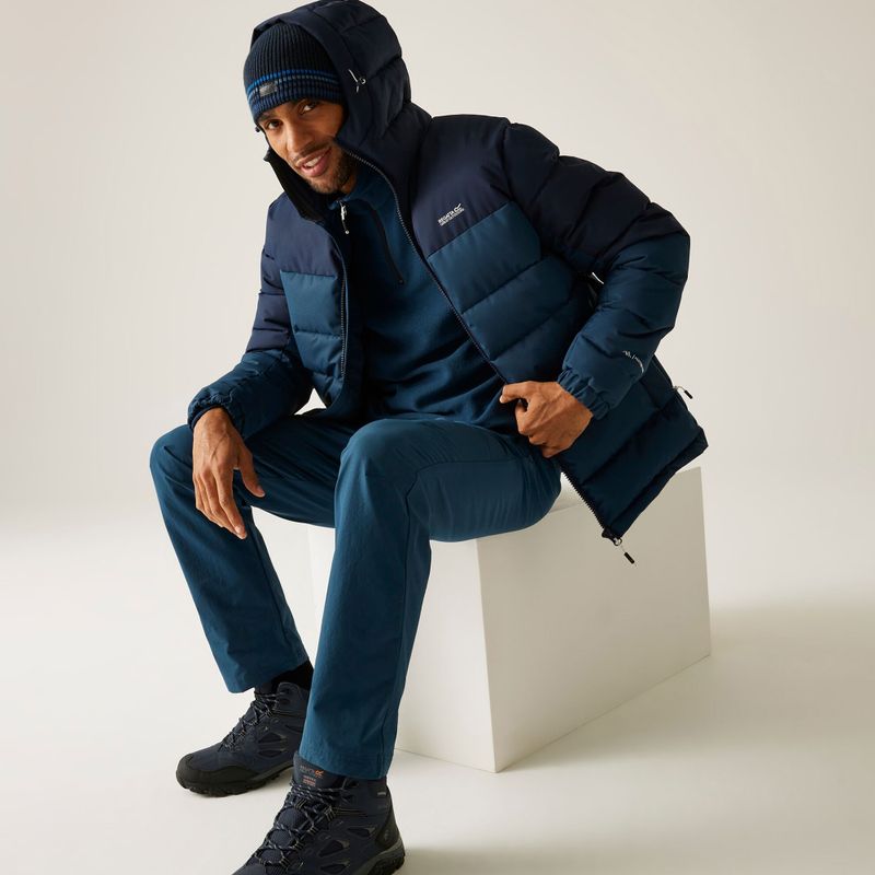 Vyriška pašiltinta striukė REGATTA Aldthron moonlight denim/navy 10