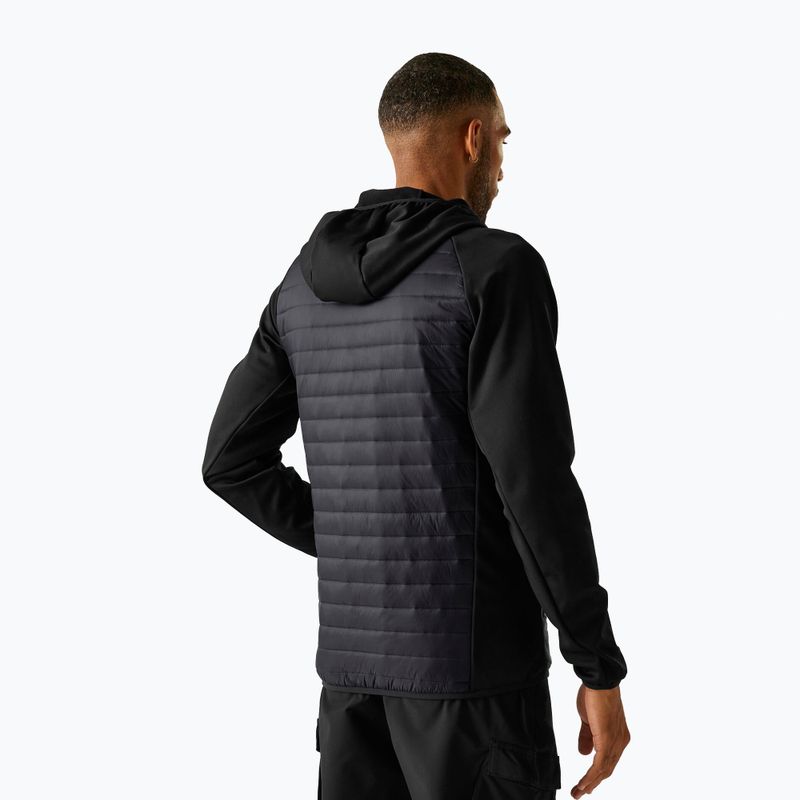 Vyriška hibridinė striukė REGATTA Andreson Hybrid black/ash/gold flake 3