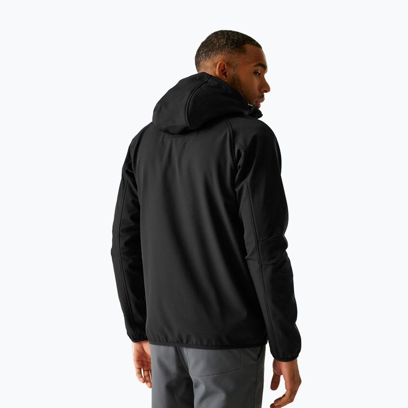 Vyriška softshell striukė REGATTA Arec III black/black 3