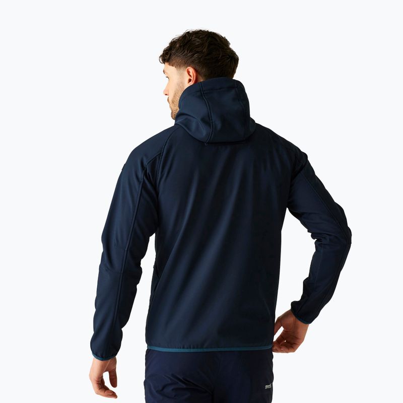 Vyriška softshell striukė REGATTA Arec III navy/moonlight denim 3