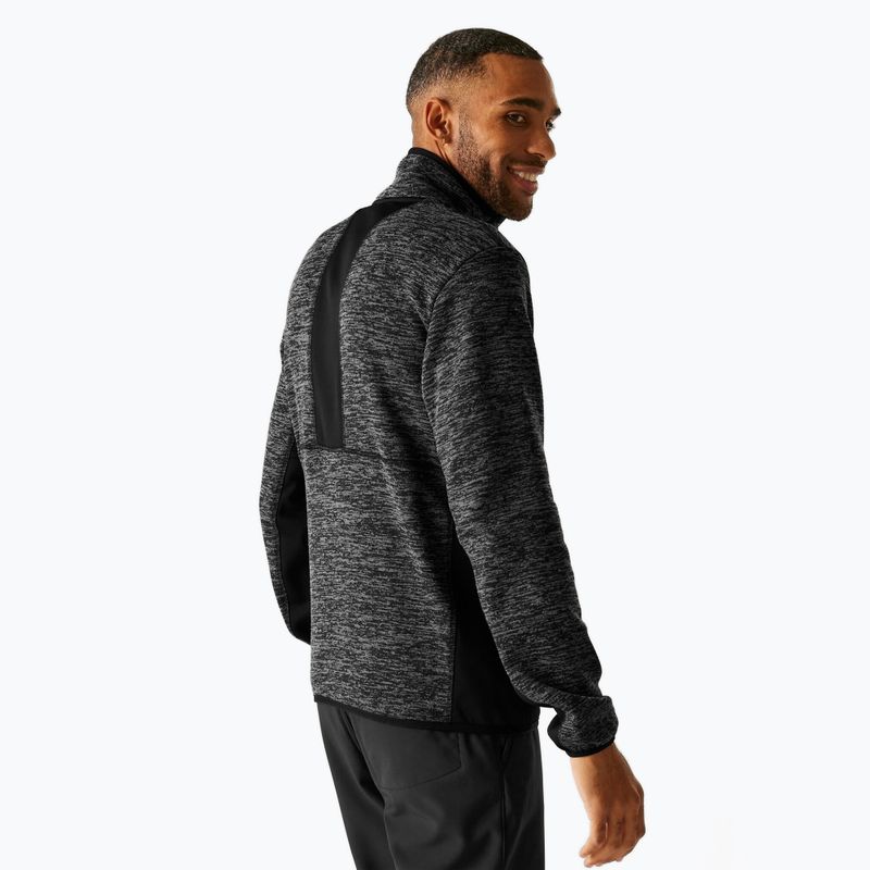 Vyriškas džemperis REGATTA Baslinn ash marl/black 3