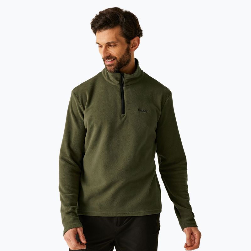 Vyriškas flisinis džemperis REGATTA Thompson olive night