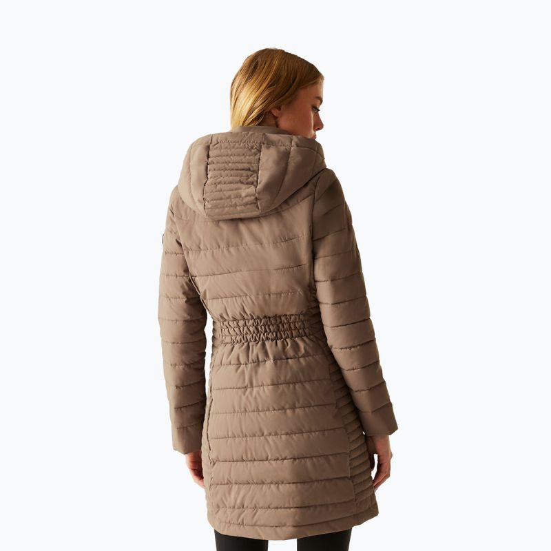 Moteriškas pašiltintas paltas REGATTA Andria mocha/perfectly pale 3