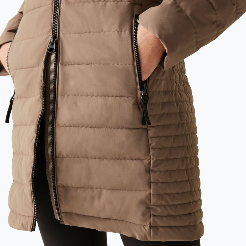 Moteriškas pašiltintas paltas REGATTA Andria mocha/perfectly pale 6